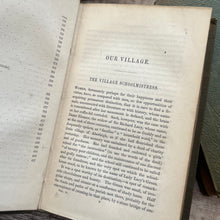 Load image into Gallery viewer, 1852 & 1856 Our Village by Miss Mary Russell Mitford; Early Victorian Two Volume Set