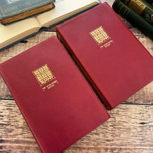 Load image into Gallery viewer, Shirley and Villette by Charlotte Bronte Antique Two Volumes Books Full Leather