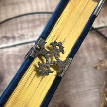 Load image into Gallery viewer, Petit Paroissien 19th Century; Full Velvet Binding with Metal Details and Clasp