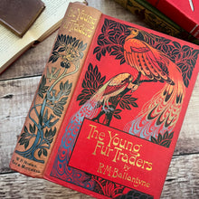 Load image into Gallery viewer, The Young Fur Traders by R M Ballantyne Edwardian Book with Peacock Binding