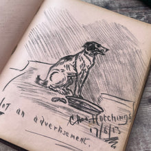 Load image into Gallery viewer, Full Leather Manuscript Book with Snakeskin Effect; with Drawings, Verses, Autographs