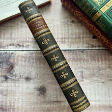 Load image into Gallery viewer, 1874 The Life of Charlotte Bronte by Mrs Elizabeth Gaskell Half Leather Victorian Book