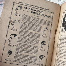 Load image into Gallery viewer, 1919 The "Easy Way" Palmistry Book; Antique Early 20th Century Booklet