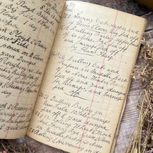 Load image into Gallery viewer, Hand Written Wiltshire Farming Manuscript from 1903/04 Edwardian Booklet