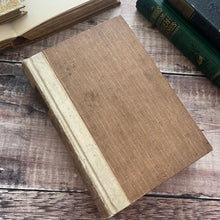 Load image into Gallery viewer, 1910 Poems of Robert Browning Quarter Bound Vellum Antique Fine Binding Book WORN
