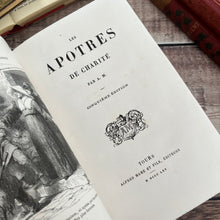 Load image into Gallery viewer, 1865 Beautiful Gilt Decorated French Purple Binding; Les Apotres de Charite