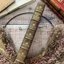 Load image into Gallery viewer, 1919 Poems of Robert Burns Full Morocco Leather with Gilt Thistle Decoration