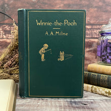 Load image into Gallery viewer, First US Edition of Winnie the Pooh by AA Milne Published 1926 Illustrated Book