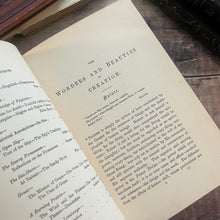 Load image into Gallery viewer, Wonders of Creation as Portrayed by Great Writers Beautiful Floral Binding