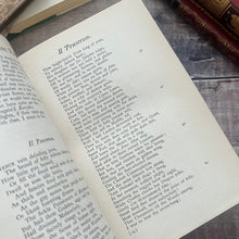 Load image into Gallery viewer, 1900 The Poetical Works of John Milton Half Leather Fine Binding with Floral Gilt