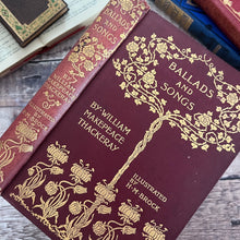 Load image into Gallery viewer, 1896 Ballads and Songs by William Makepeace Thackeray Art Nouveau Binding