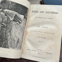 Load image into Gallery viewer, First Edition of Wives and Daughters by Mrs Elizabeth Gaskell 1866 Rare REBOUND