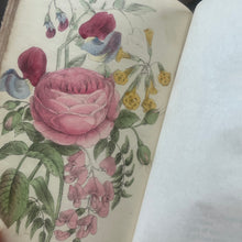 Load image into Gallery viewer, 1849 The Language of Flowers; With Hand Coloured Plates Rebound