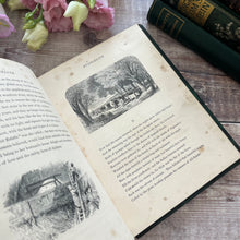 Load image into Gallery viewer, 1866 Evangeline by Henry Wadsworth Longfellow Mauchline Ware Faux Malachite Book