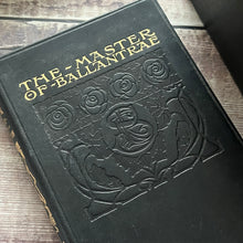 Load image into Gallery viewer, Set of 3 Antique Full Leather Robert Louis Stevenson with Floral Gilt to Spine