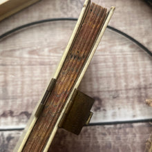 Load image into Gallery viewer, Edwardian Hand Written Accounting Book; Vellum Binding with Clasp