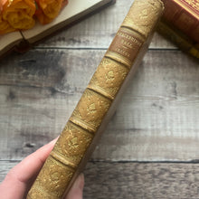 Load image into Gallery viewer, 1887 Bracebridge Hall by Washington Irving Illustrated Antique Book Half Leather Binding