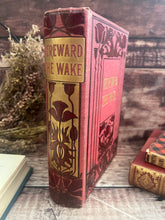 Load image into Gallery viewer, Hereward the Wake By Charles Kingsley Art Nouveau Pink Antique Book