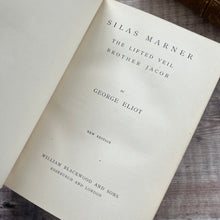 Load image into Gallery viewer, Silas Marner and Scenes of Clerical Life by George Eliot; Beautiful Half Leather Binding Art Nouveau