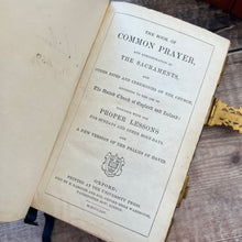 Load image into Gallery viewer, 1854 The Book of Common Prayer Full Morocco Leather Binding Gauffered Edges