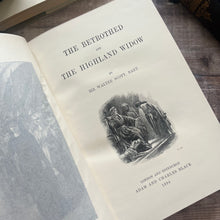 Load image into Gallery viewer, 1894 The Betrothed and The Highland Widow by Sir Walter Scott; AA Turbayne Binding