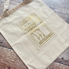 Load image into Gallery viewer, Jane Eyre Tote Bag ... Handmade and Designed on a Late Victorian Book...Charlotte Bronte