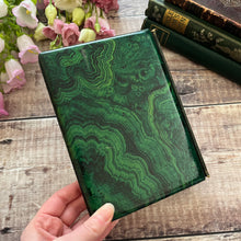 Load image into Gallery viewer, 1866 Evangeline by Henry Wadsworth Longfellow Mauchline Ware Faux Malachite Book