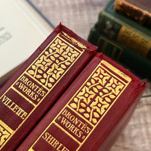 Load image into Gallery viewer, Shirley and Villette by Charlotte Bronte Antique Two Volumes Books Full Leather