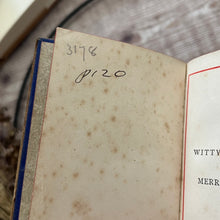 Load image into Gallery viewer, Witty, Humorous and Merry Thoughts; Mauchline Ware Antique Book