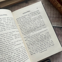 Load image into Gallery viewer, Set of 3 Antique Full Leather Robert Louis Stevenson with Floral Gilt to Spine
