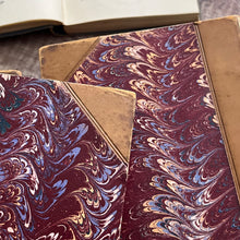Load image into Gallery viewer, 1880's Complete Collection of the Life & Works of the Bronte Sisters Half Leather Marbled (Et)