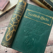 Load image into Gallery viewer, Scottish Chiefs by Jane Porter Beautiful Antique Book with Art Nouveau Decoration