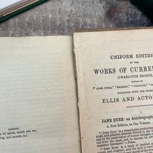 Load image into Gallery viewer, 1864 The Life of Charlotte Bronte by Elizabeth Gaskell Victorian Book Biography
