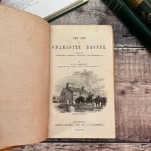 Load image into Gallery viewer, 1864 The Life of Charlotte Bronte by Elizabeth Gaskell Victorian Book Biography