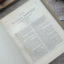 Load image into Gallery viewer, Le Livre du Mariage Souvenir de 1887; 19th Century Full Leather Book with Blue Tinted Gilt Gauffered Edges