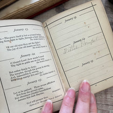 Load image into Gallery viewer, 1883 The Longfellow Birthday Book Pretty Victorian Pocket Book with Floral Binding