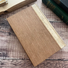 Load image into Gallery viewer, 1910 Poems of Robert Browning Quarter Bound Vellum Antique Fine Binding Book WORN