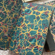Load image into Gallery viewer, Two Half Leather Sir Walter Scott Books with Marbled Text Block Edges 1901