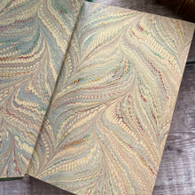 Load image into Gallery viewer, Quarter Leather French Book with Pretty Floral Decoration; Lovely Antique Book