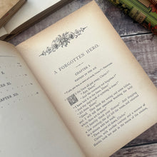 Load image into Gallery viewer, A Forgotten Hero by Emily S Holt Late Victorian Book with Floral Binding
