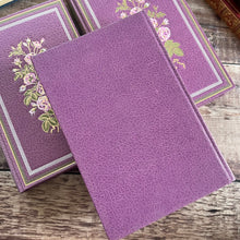 Load image into Gallery viewer, Collection of Three French Books by Comtesse de Segur; Floral Lilac Bindings 1979