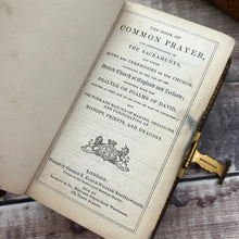 Load image into Gallery viewer, Early Victorian Book of Common Prayer; Full Morocco with Gilt Gauffered Edges and Clasp