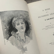 Load image into Gallery viewer, 1893 A Rose of a Hundred Leaves by Amelia E Barr Beautiful Floral Binding