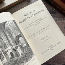 Load image into Gallery viewer, 1895 Historical Memorials of Canterbury by Arthur Stanley Full Leather Book
