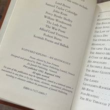 Load image into Gallery viewer, Rudyard Kipling Anthology Verse and Poetry Small Pocket Book 1994