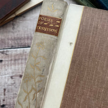 Load image into Gallery viewer, The Poetical Works of Alfred Lord Tennyson; Quarter Bound Vellum Book