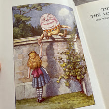 Load image into Gallery viewer, Through the Looking Glass by Lewis Carroll 1978 Illustrated Hardback Book