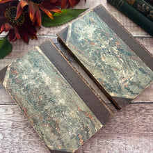 Load image into Gallery viewer, 1814 Poems of William Cowper Two Volumes Half Leather Antiquarian Books
