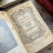 Load image into Gallery viewer, Sense and Sensibility by Jane Austen Late Victorian Two Volume Illustrated Books