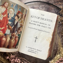 Load image into Gallery viewer, The Key of Heaven Prayer Book in Celluloid Covers with Floral Gauffered Edges
